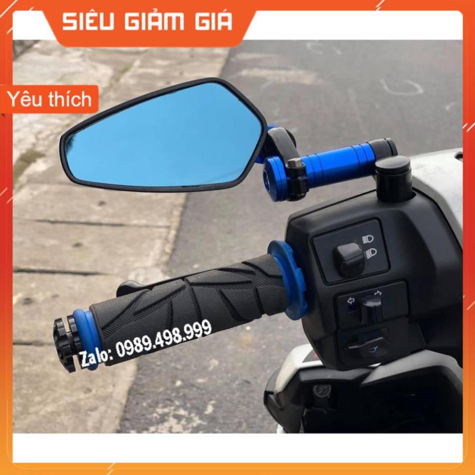 ⚡ [Hàng Xịn] Gương gù xe máy CRG gắn chân kính màu đen