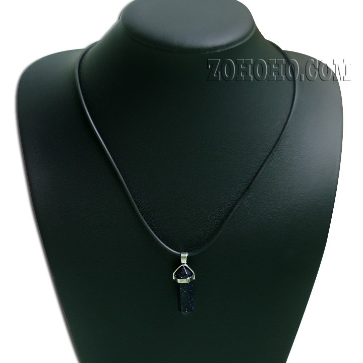 Bộ vòng cổ đá hình trụ MZ659