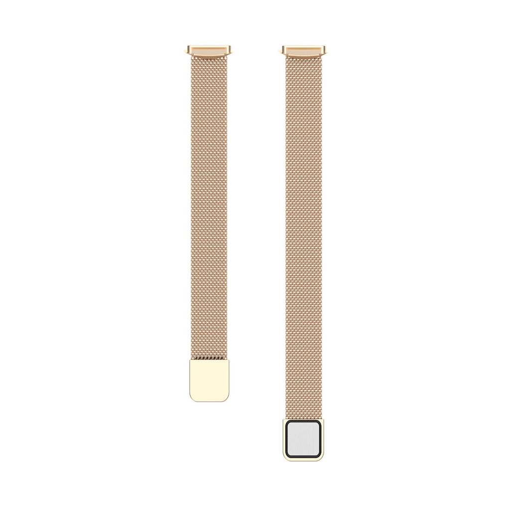 Dây đeo thay thế bằng thép không gỉ dạng lưới cho đồng hồ Fitbit Luxe