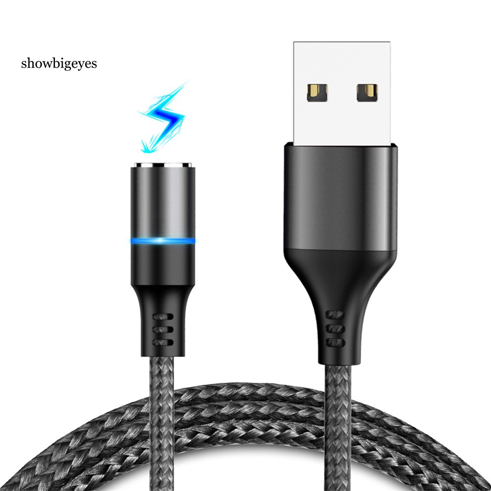 Cáp sạc nhanh từ tính 3A Micro USB Type-C cho Android iPhone