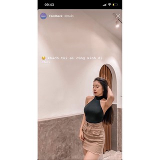 áo yếm cổ lọ