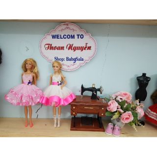 Váy búp bê Barbie handmade