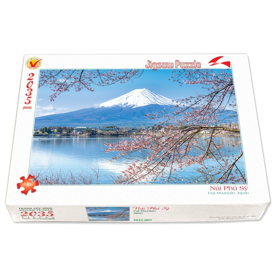 Bộ tranh xếp hình jigsaw puzzle 2035 mảnh ghép của liên kết mua– Núi Phú Sĩ (67x99.5cm)