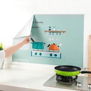 💕 Miếng Dán Tường/Kính Nhà Bếp Chịu Nhiệt Cao Chống Thấm Nước/Dầu Mỡ Tiện Dụng