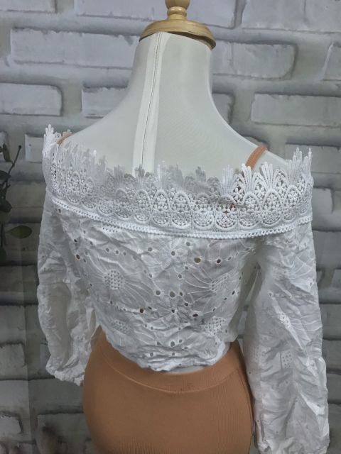 Set bikini 2 mảnh phối khoác ren