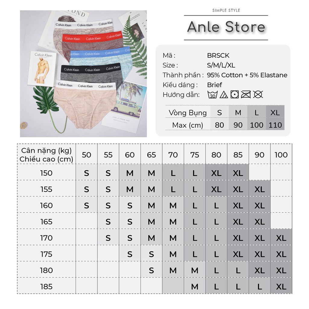 Quần lót nam Tam Giác Brief COTTON sợi Elastane dãn 4 chiều Kẻ Xược Độc đáo Sịp nam hàng xuất USA BRAEX Anle Store