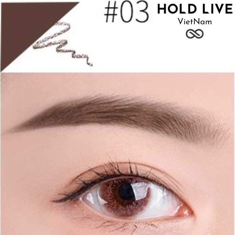 Chì Kẻ Mày HOLD LIVE Slim Brow Natural Fine Eyebrow Pencil