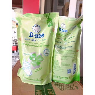 [HÀNG CHÍNH HÃNG] Rửa bình sữa Dnee túi -600ml [THÁI LAN]