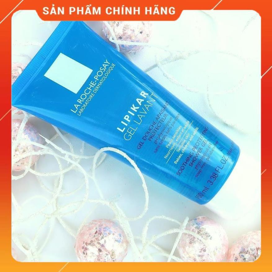 Gel Tắm Làm Sạch Cho Da Nhạy Cảm Lipikar Soothing Protecting La Roche Posay (100ml - 200ml - 400ml)