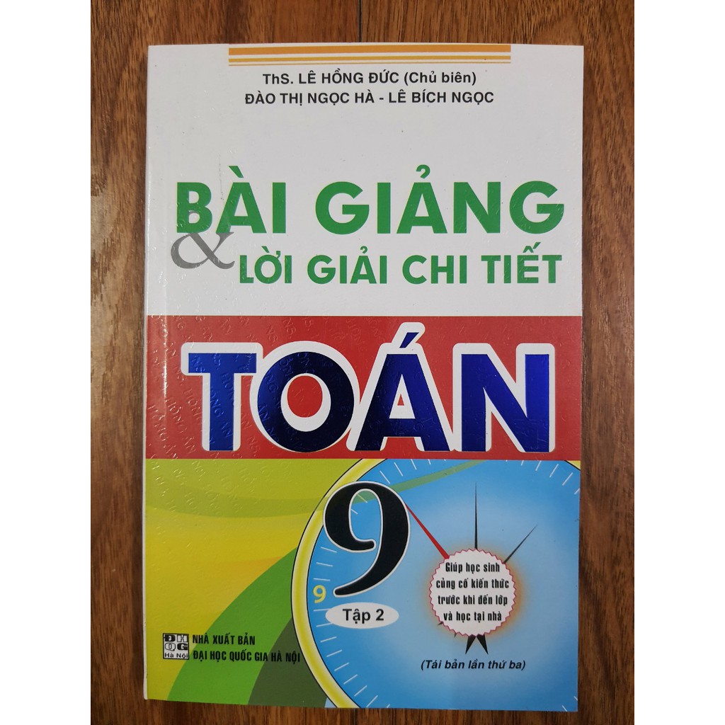 Sách - Bài giảng và lời giải chi tiết Toán 9 tập 2