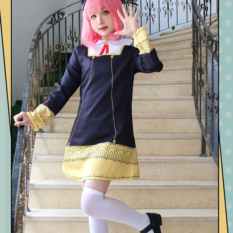 Trang Phục Hóa Trang Nhân Vật Aniya SPY X FAMILY / Anya Forger / Anya Forger / Peruca SPY X