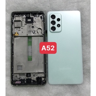 Bộ vỏ Samsung Galaxy A52 zin (bộ gồm lưng,sườn, phím, kính camera, khe sim )