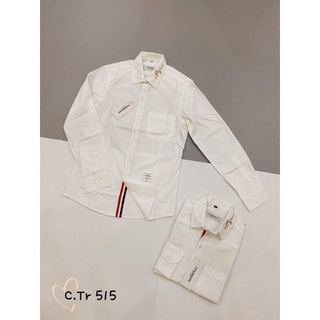  Áo Sơ Mi Trắng Nam Thom Browne Thêu Logo Viền Cổ Y22 - Áo Sơ Mi Nam Phù Hợp Đi Học Đi Chơi - Bee Shop 