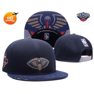Mũ snapback bóng rổ NEW ORLEANS PELICANS (xanh than)
