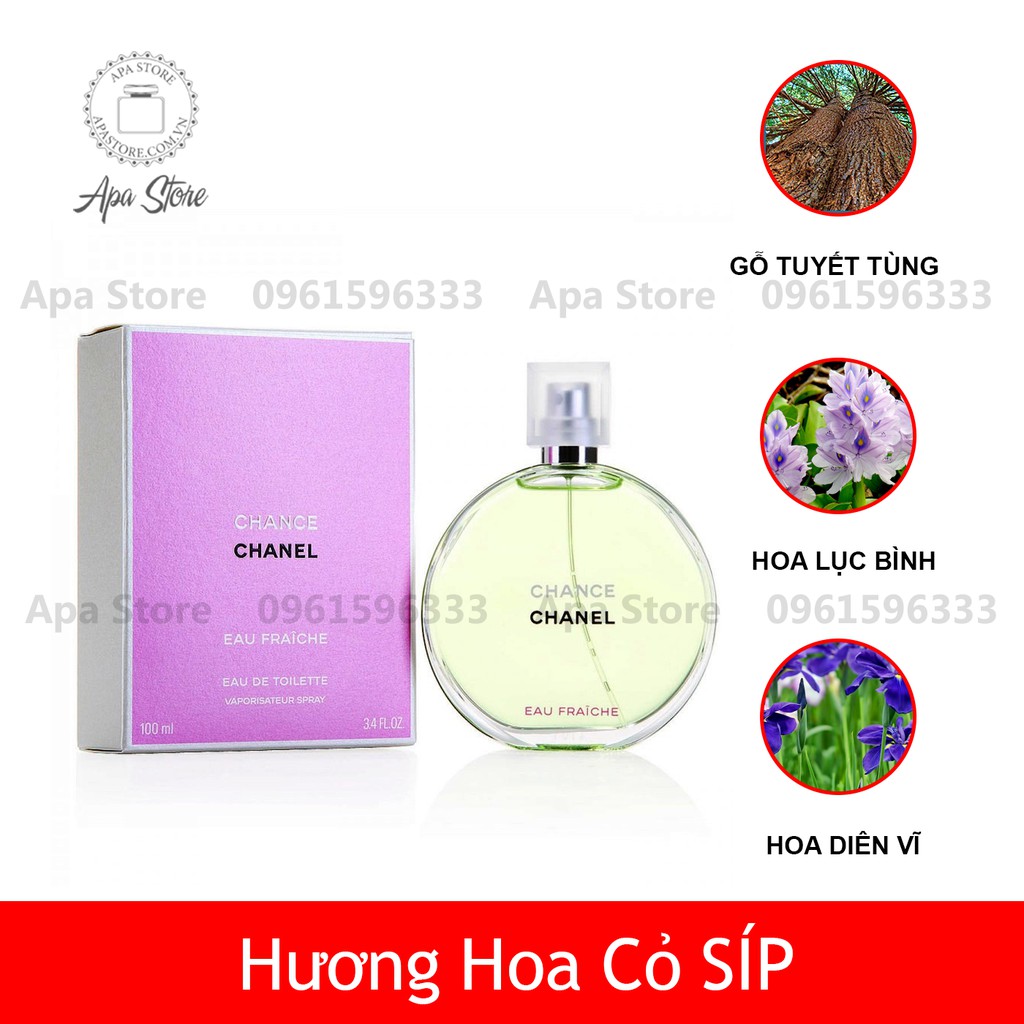 Nước hoa nữ Chaɴᴇʟ Chance Eau Fraiche EDT Chai 10ml