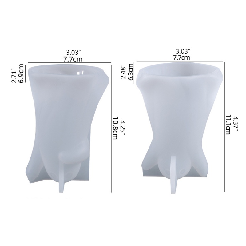 Khuôn Silicone Làm Xà Phòng / Nến Hình Ma Trang Trí Nhà Cửa DIY