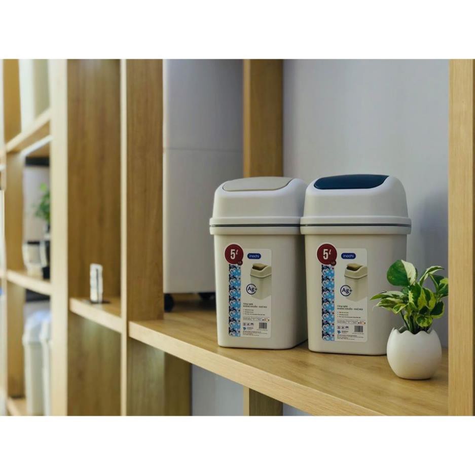 Thùng rác nắp lật Inochi 5L siêu xinh
