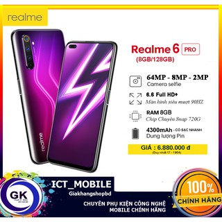 Điện thoại Realme 6 Pro 8GB/128GB - Bảo Hành Chính Hãng 12 tháng