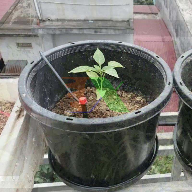 Bộ 200 Que cắm tưới 8 tia TM-609.13 + Khởi thủy 4/7mm, Que cắm nhỏ giọt 8 tia điều chỉnh lưu lượng, Béc 8 tia