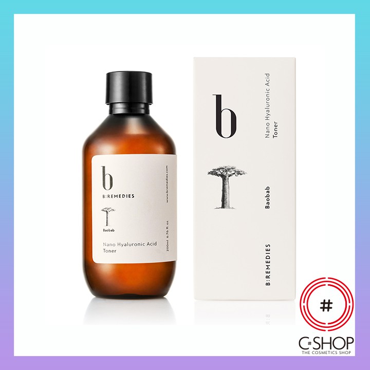 Nước Hoa Hồng Cấp Ẩm Cho Da B:REMEDIES NANO HYALURONIC ACID TONER_Mỹ phẩm Hàn Quốc chính hãng