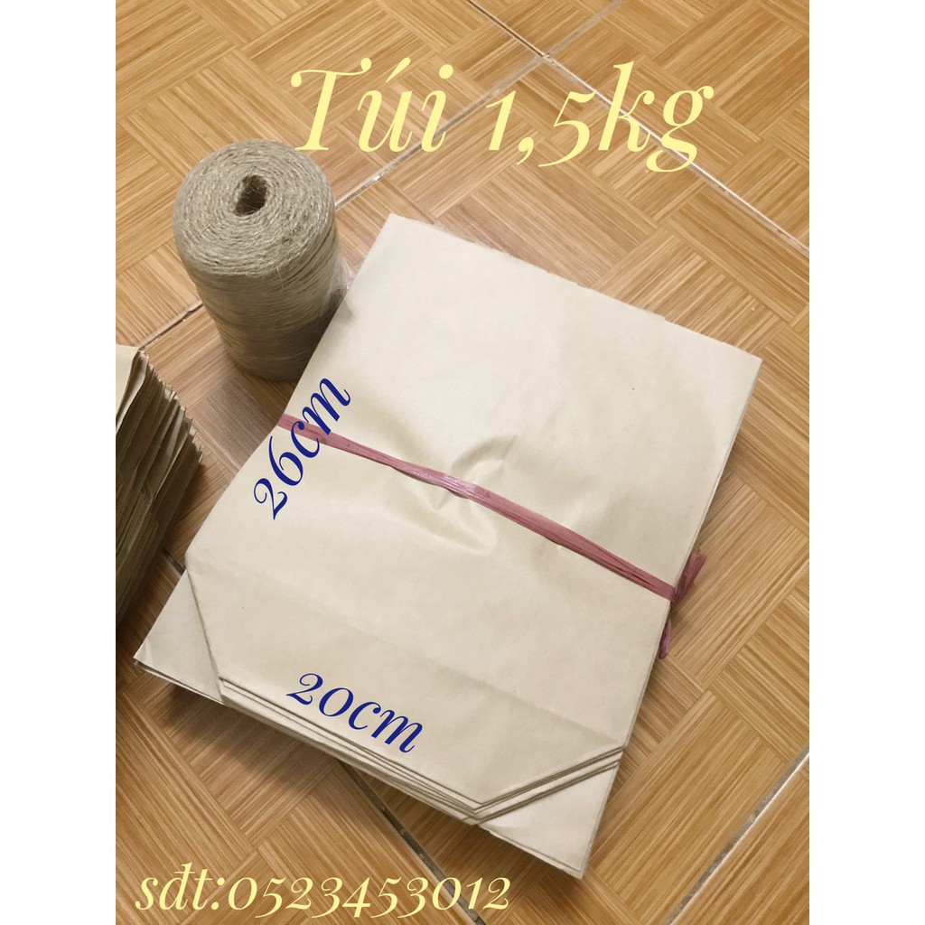 [FREESHIP 99k]100 Túi giấy xi măng kích thước tiêu chuẩn