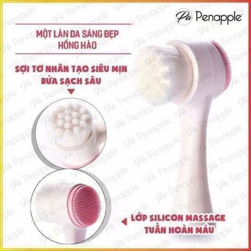 Cọ rửa mặt 2 đầu Hàn Quốc