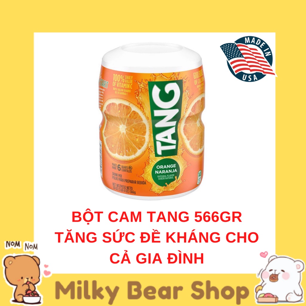 [MỸ] BỘT CAM TANG MỸ LON 566GR TĂNG ĐỀ KHÁNG CHO EM BÉ VÀ NGƯỜI LỚN