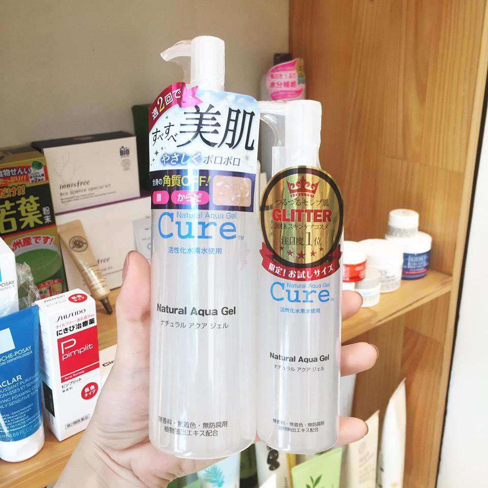 Tẩy Da Chết Cure Natural Aqua Gel - Nhật Bản. Size 100ml và 250ml