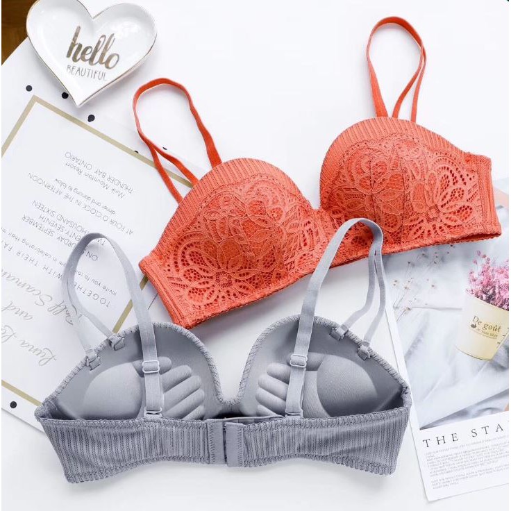 Áo Lót Không Gọng Nâng Ngực Đệm Bàn Tay Cao Cấp Mới B253