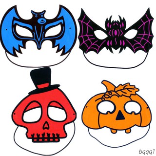 Mặt nạ hóa trang Halloween hình đầu lâu/người nhện/bí ngô độc đáo