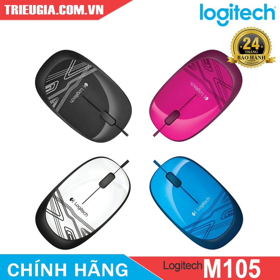 Chuột Logitech M105 Optical USB - Chính hãng