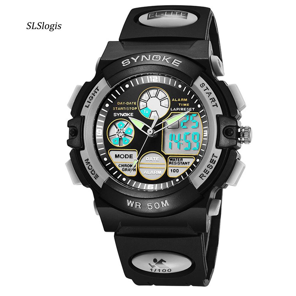 Đồng hồ điện tử kết hợp la bàn chống nước cho bé trai và bé gái | BigBuy360 - bigbuy360.vn