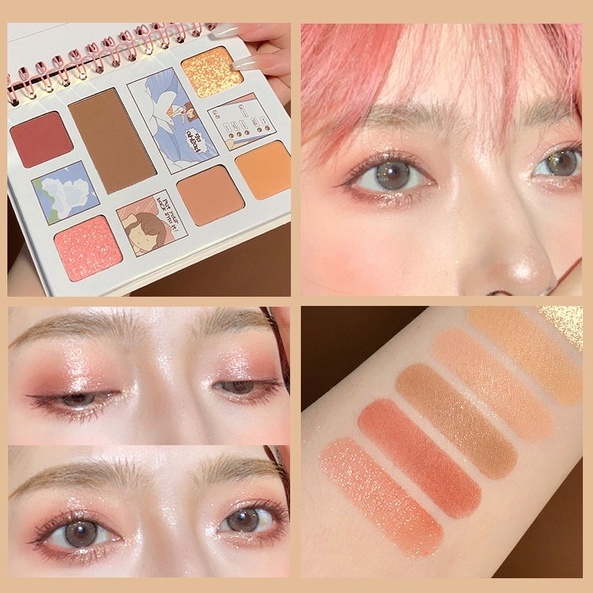 Bảng Phấn Mắt 6 Màu Maffick Note Book | BigBuy360 - bigbuy360.vn