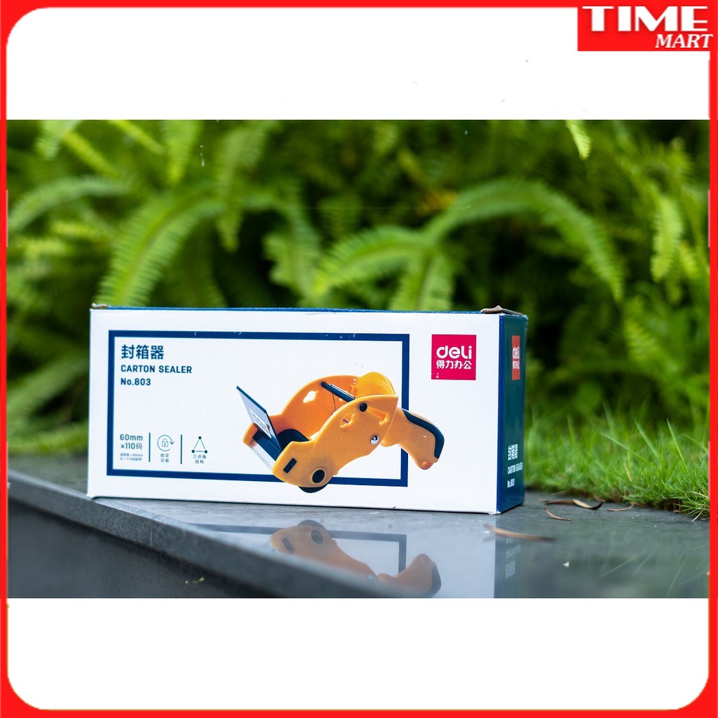 Dụng cụ cắt băng dính chuyên dụng Deli 803 - Dụng cụ cắt băng keo [TIME_MART siêu thị tiện ích gia đình]