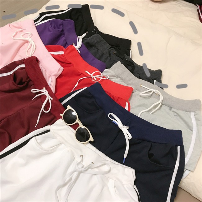 Quần Short Lưng Cao Dáng Ôm Phong Cách Retro Thời Trang Mùa Hè Dành Cho Nữ 863