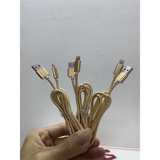 Dây sạc iphone BỌC DÙ CAO CẤP - Bảo hành 1 tháng (1 mét)