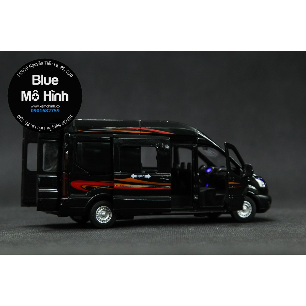 Blue mô hình | Xe mô hình Ford Transit xe khách 1:32