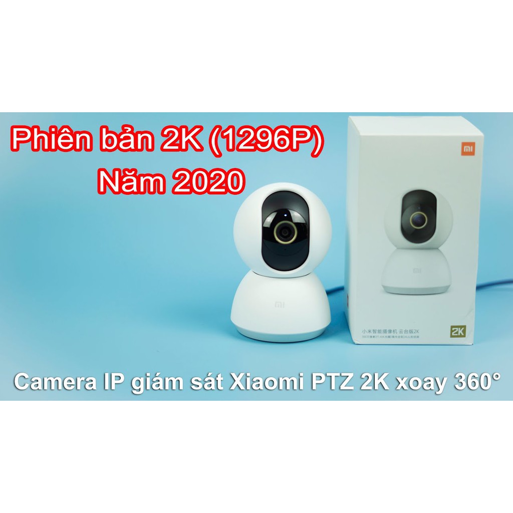 Tặng thẻ 64gb Camera wifi ip Xiaomi ptz AIa1 độ nét 2k xoay 360 độ - đàm thoại 2 chiều. New2020