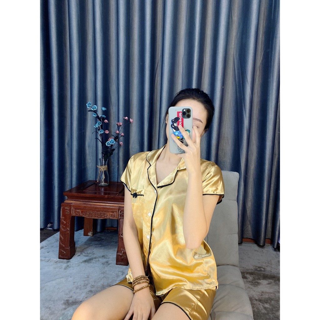 K Bộ Pijama Phi Lụa Cao Cấp Hàng VNXK 11 23