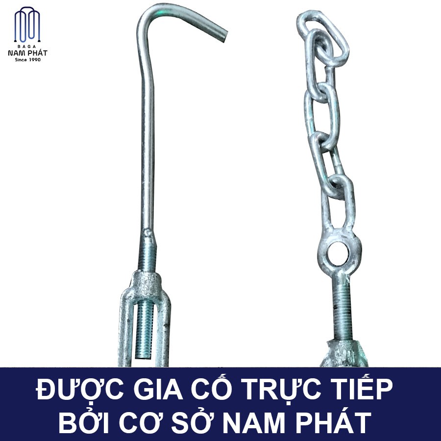 TĂNG ĐƠ M12 HÀN XÍCH SỬ DỤNG BAGA CHỞ HÀNG