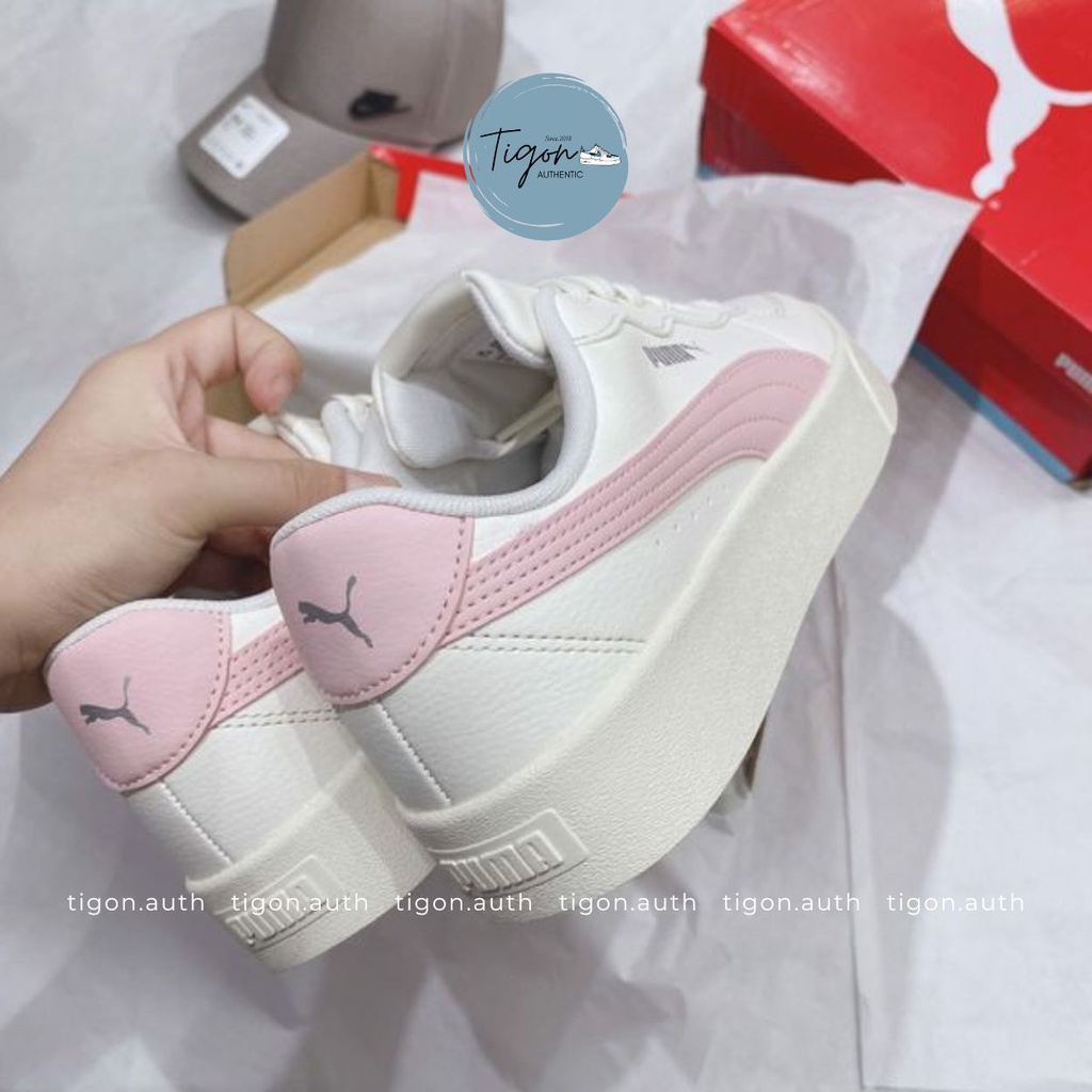Giày sneaker nữ Puma Skye Clean hồng, giày thể thao nữ chính hãng  Tigon.auth