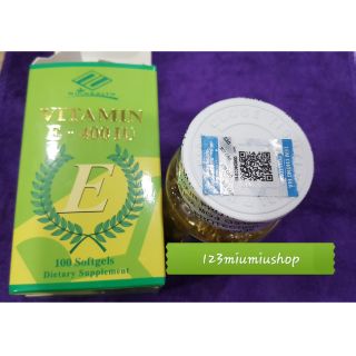 Viamin E -400 IU Polvita Hỗ Trợ Làm Đẹp Da, Xóa Nhăn(100 viên)