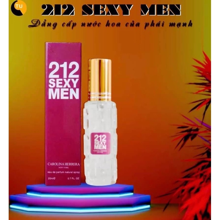 [CHÍNH HÃNG] Nước Hoa Nam 20ml 212 Dạng Xịt