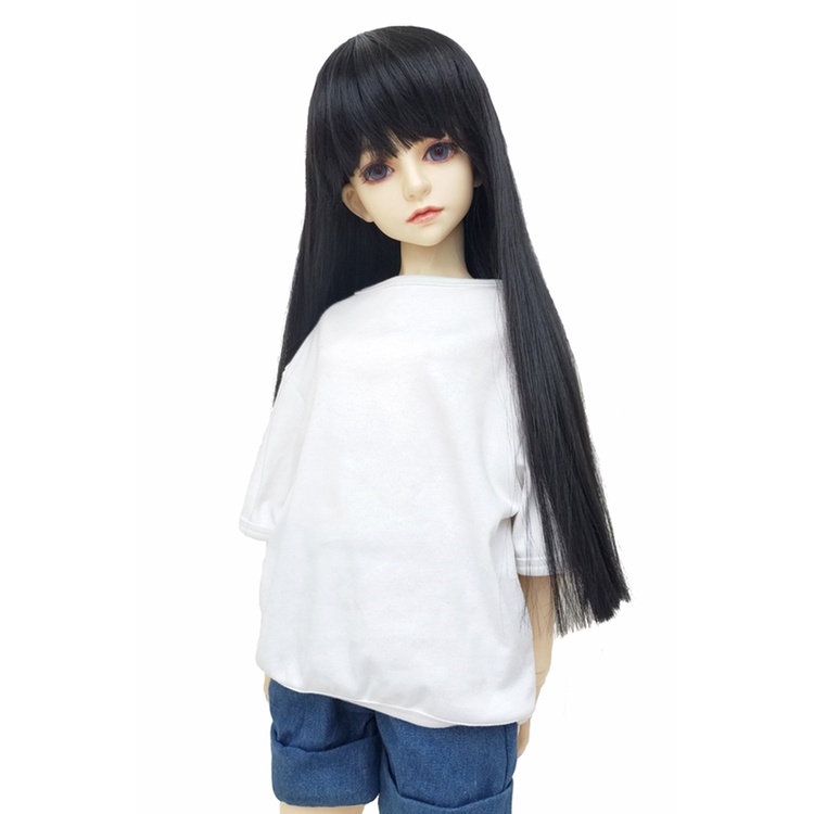 Áo Thun Cotton Tay Lỡ Màu Trơn Cho Búp Bê 1/3 1/4 1/6