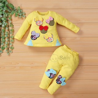 Bộ bé gái hình chuột Mickey