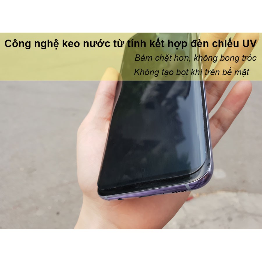 Kính cường lực full keo UV samsung galaxy s8 s8+ note 8 s9 s9+ s7e note 7 note 9