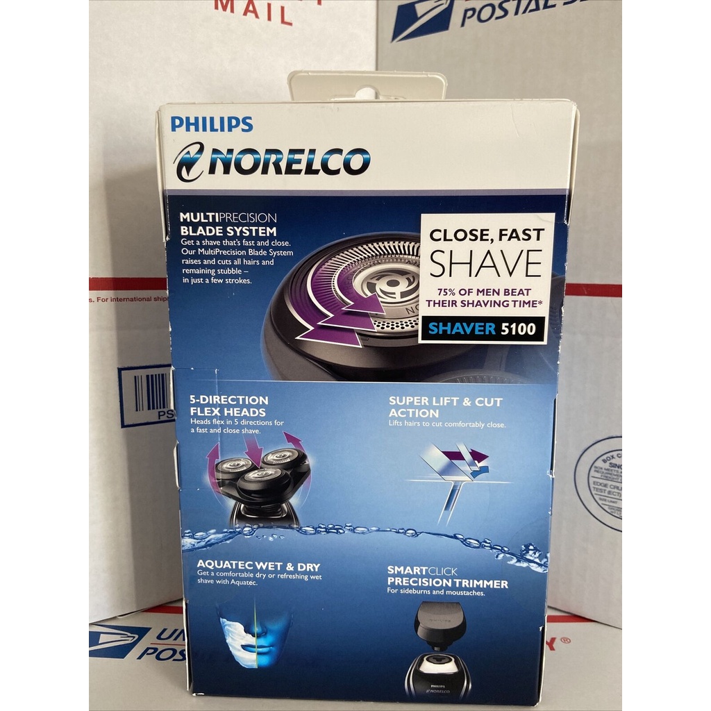 Máy Cạo Râu Cao Cấp Philips Norelco Series 5000, Close Fast SHAVE