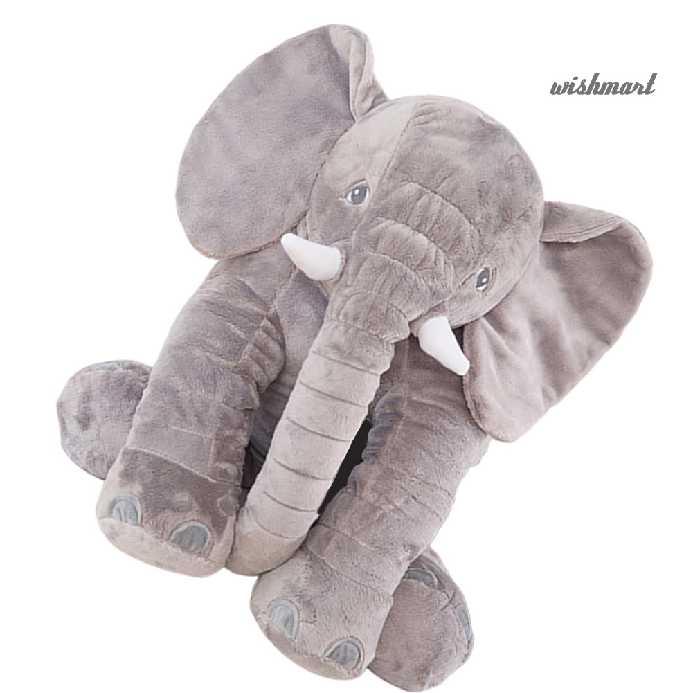 [Wish] Baby Kids Elephant Animal Stuffed Plush Bed Sleep Pillow Cushion Toy Child Gift