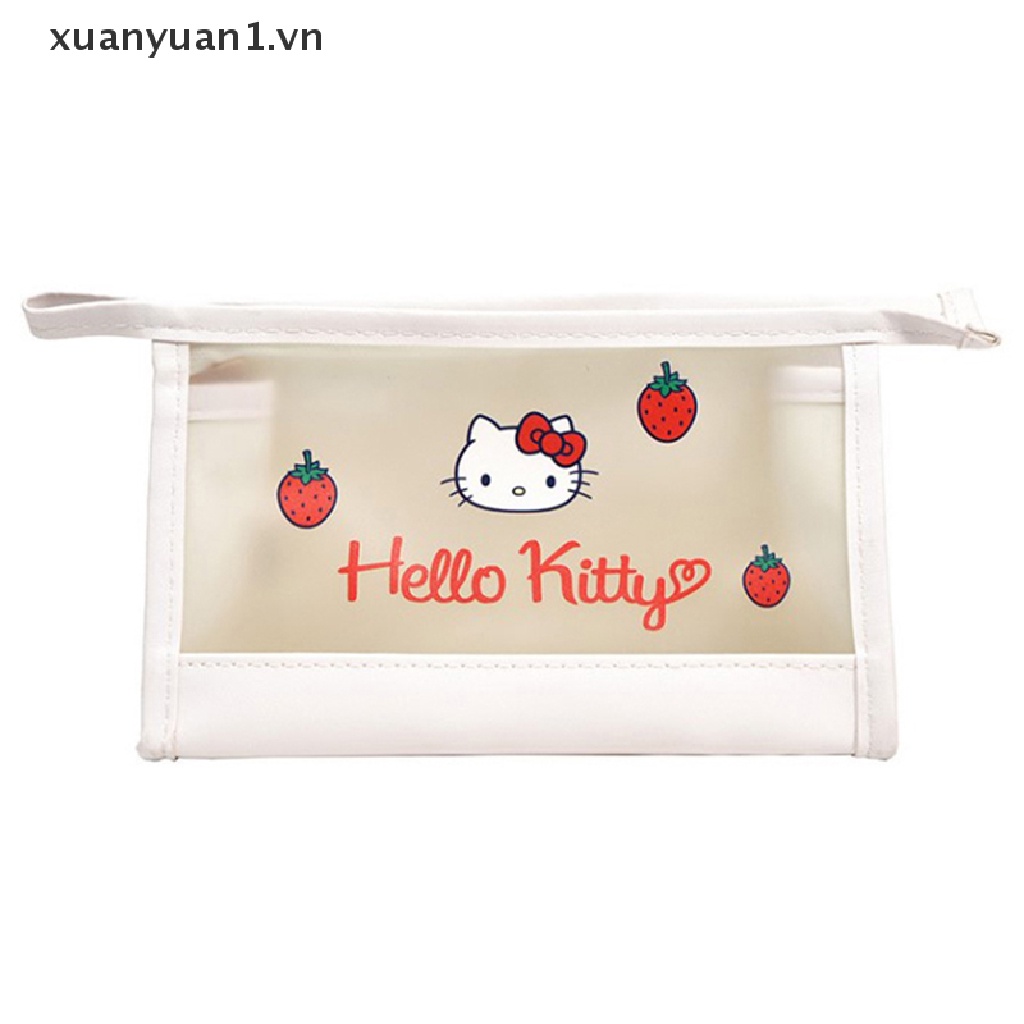 Túi Đựng Đồ Trang Điểm Đa Năng Hình Hello Kitty Xinh Xắn