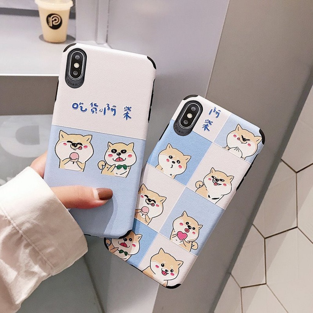 [ SAMSUNG ] Ốp Lưng Da IMD Shiba Kute I - R034 | BigBuy360 - bigbuy360.vn